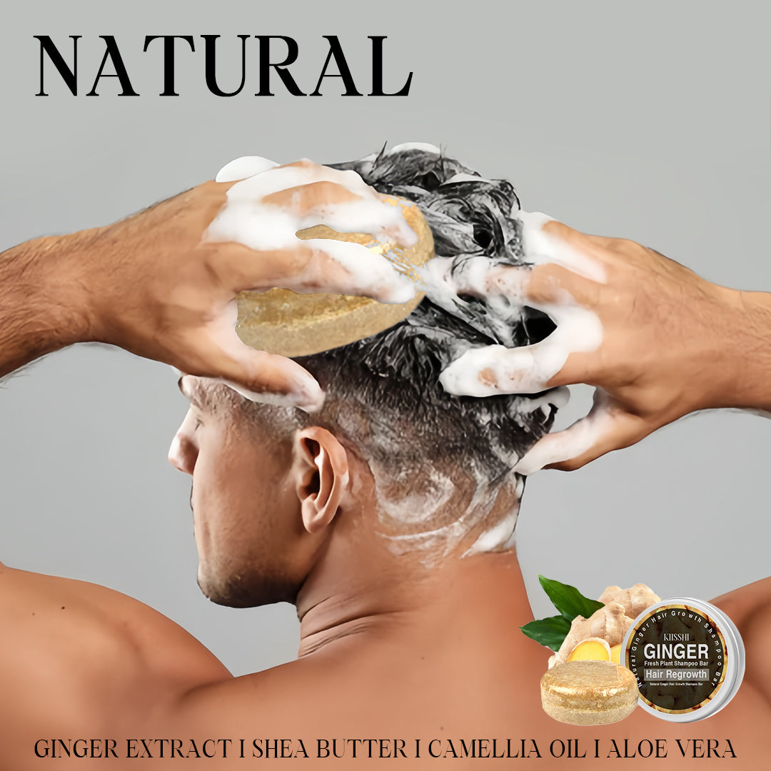 KISSHI™ Ginger Fresh Plant Shampoo Bar 🫚4