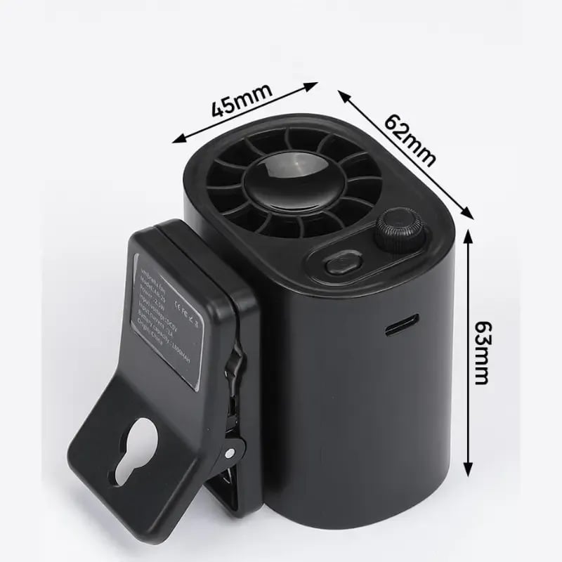 Cilifer® 🔥Last Day Sale 49% Off🔥Car Clip On Fan with LED Display D01