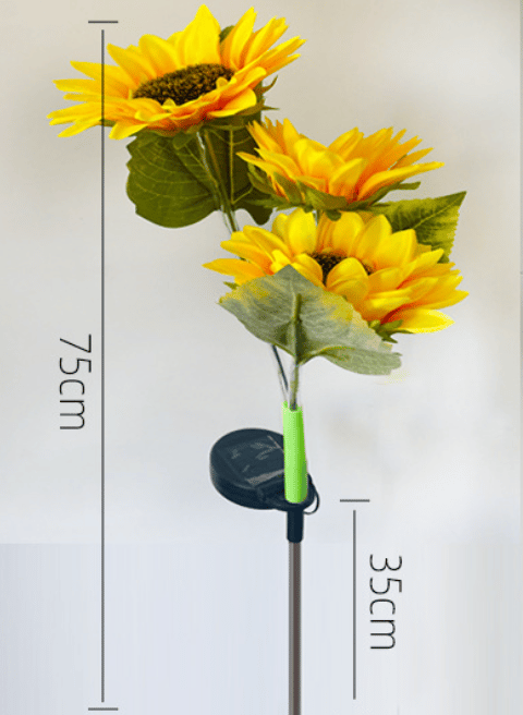 Cilifer® 🔥🌞Solar LED Sunflower Garden Lights-29.6inch/75cm D01