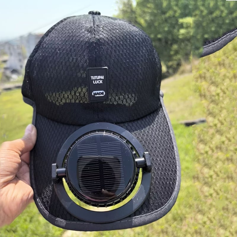 CiliferĀ® š„ Solar Rechargeable Peaked Cap D01