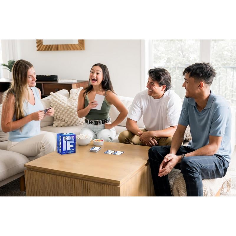 CZTICLE®🏆Drink IF... Hilarious Adult Drinking Game. Party Card Game for Friends & Family to get You Buzzed & Drunk D01