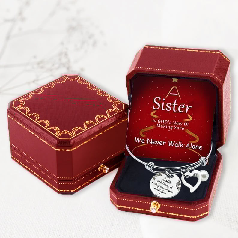 Oneswear® 🔥A Sister Is God's Way Of Making Sure We Never Walk Alone Bangle D01