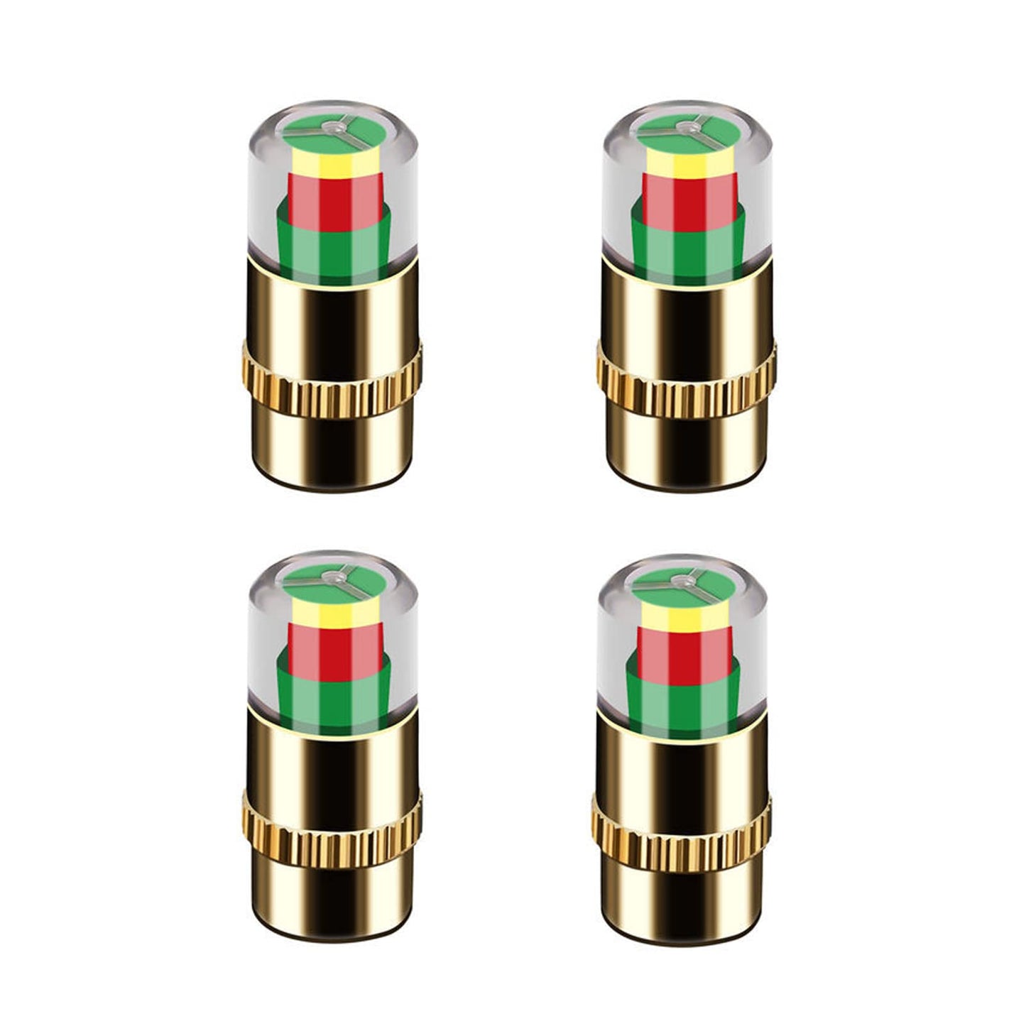 Cilifer®4Pcs Car Tire Pressure Monitor Valve Stem Caps