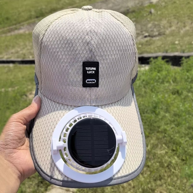 CiliferĀ® š„ Solar Rechargeable Peaked Cap D01