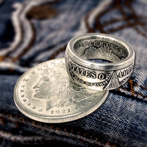 Oneswear® 🔥🎁1921 Classic Morgan Dollar Coin Ring D02
