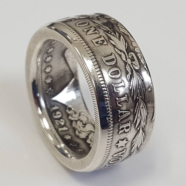 Oneswear® 🔥🎁1921 Classic Morgan Dollar Coin Ring D03