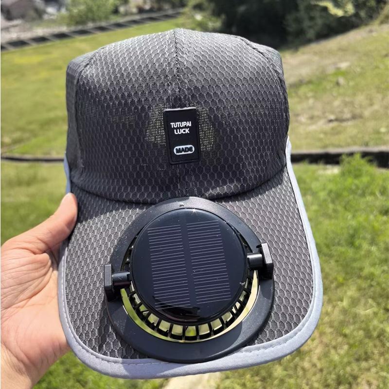 CiliferĀ® š„ Solar Rechargeable Peaked Cap D01