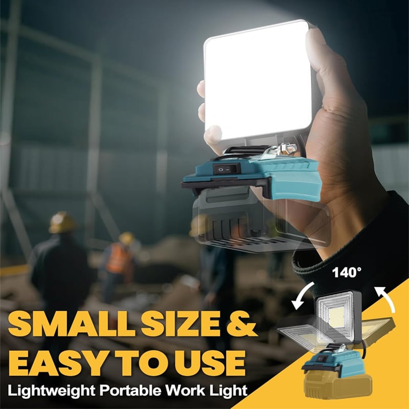 Cilifer® 🔥3000LM Cordless LED Work Light with charging Ports D02