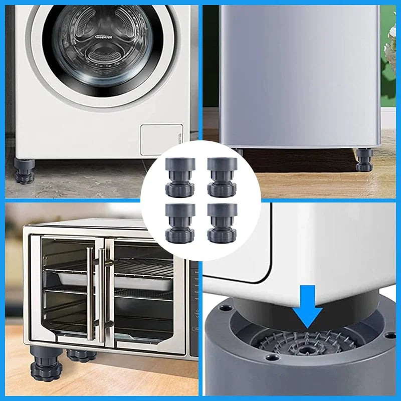 Cilifer® 🔥4 pieces height-adjustable washing machine stand D05