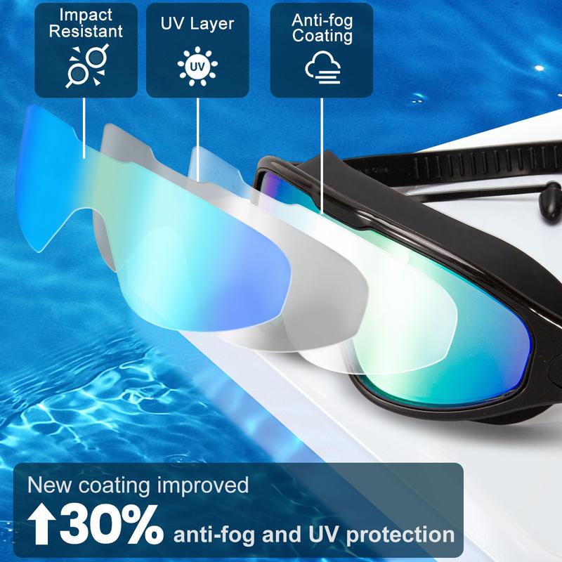 DAFEILA®  🔥No Leaking Swim Glasses for Men Women Youth D02