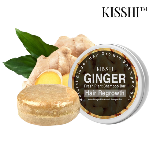 KISSHI™ Ginger Fresh Plant Shampoo Bar 🫚4