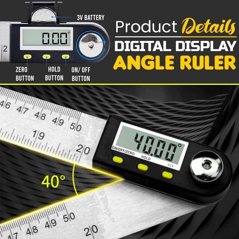Cilifer® 🔥Digital Display Angle Ruler D02