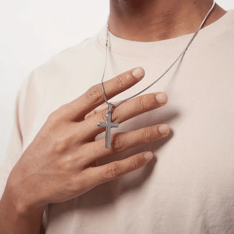 Oneswear® 🔥 Grandson. Never Lose Faith - Cross Necklace D05