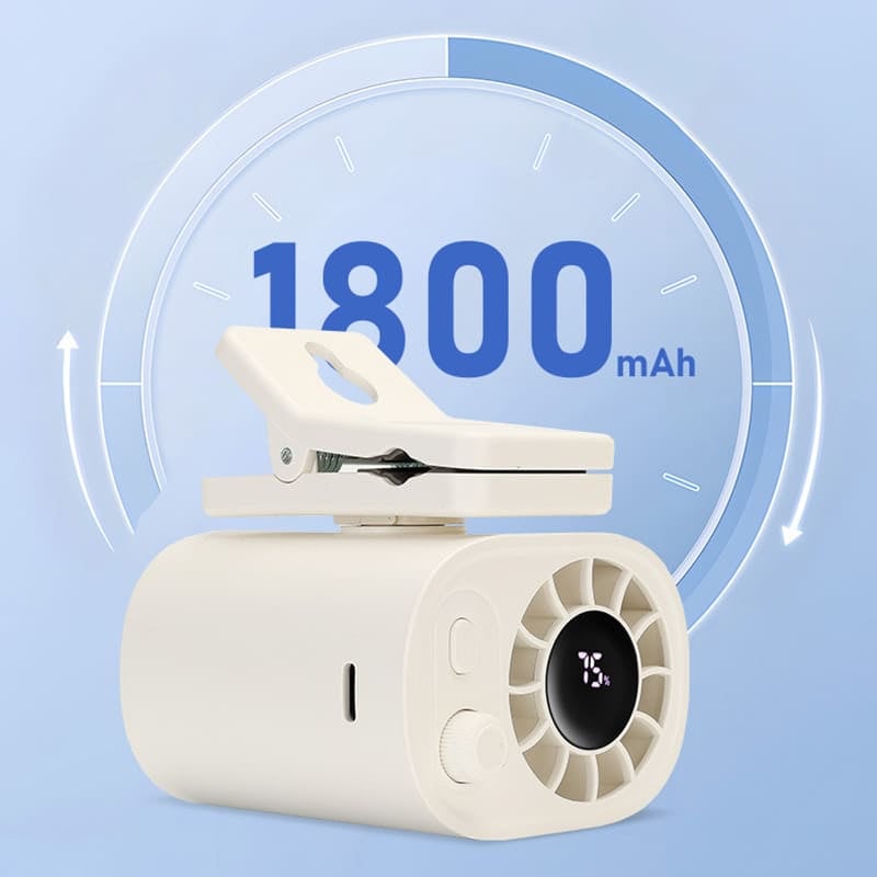 Cilifer® 🔥Last Day Sale 49% Off🔥Car Clip On Fan with LED Display D01