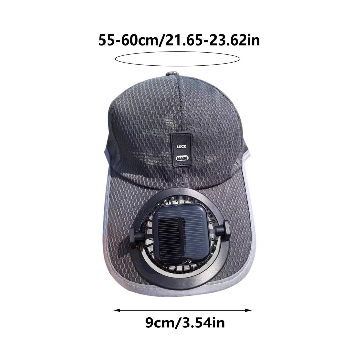 CiliferĀ® š„ Solar Rechargeable Peaked Cap D01