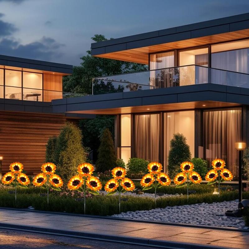 Cilifer® 🔥🌞Solar LED Sunflower Garden Lights-29.6inch/75cm D01