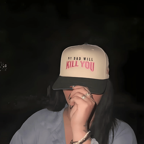Sfrcord® 🔥 🎉Buy 4 Get 1 Free 🔥My Dad Will Kill You Trucker Hat🔪😏 D01