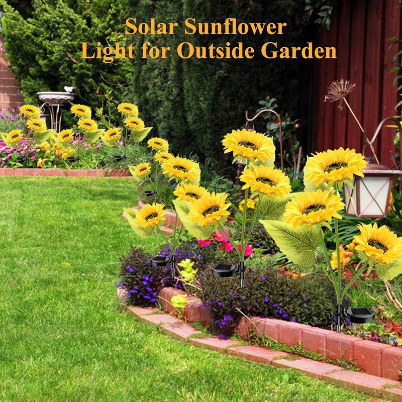 Cilifer® 🔥🌞Solar LED Sunflower Garden Lights-29.6inch/75cm D01