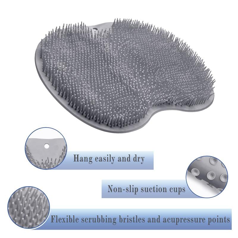 CiliferĀ®š„ Silicone Shower Foot Scrubber Mat D02