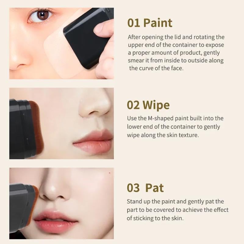 Luhaka® 🔥Dual-ended Eraser Foundation Stick Nose Shadow Fixer Concealer d01
