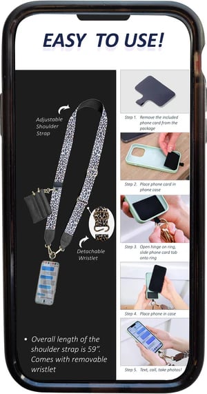 Cilifer®🔥Phone Strap with Zippered Pouch D02