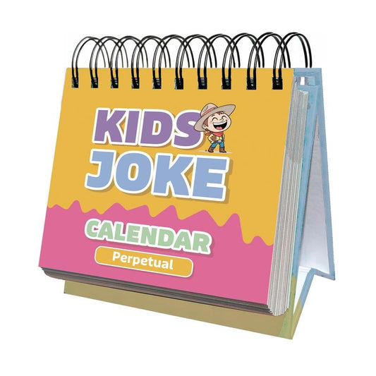 Cilifer®Perpetual Kids Jokes Calendar - A Year of Daily Laughs with 365 Kid-Approved Jokes for Family Fun - Colorful Engaging Design