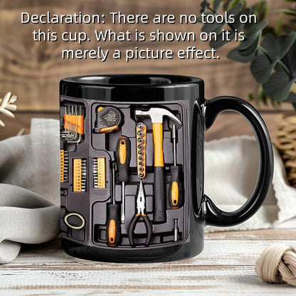 Cilifer®Creativity Funny Coffee Mug – Mechanic Toolbox Set Pattern