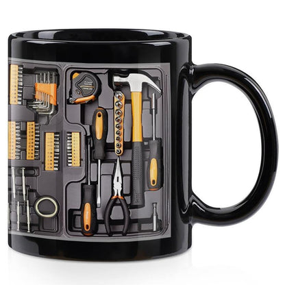 Cilifer®Creativity Funny Coffee Mug – Mechanic Toolbox Set Pattern
