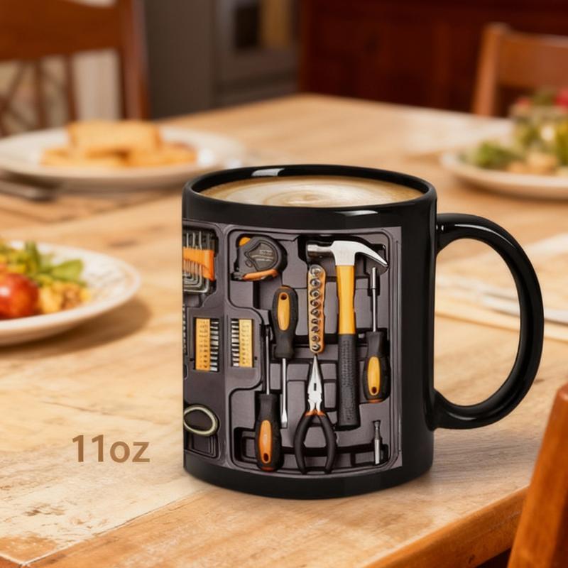 Cilifer®Creativity Funny Coffee Mug – Mechanic Toolbox Set Pattern