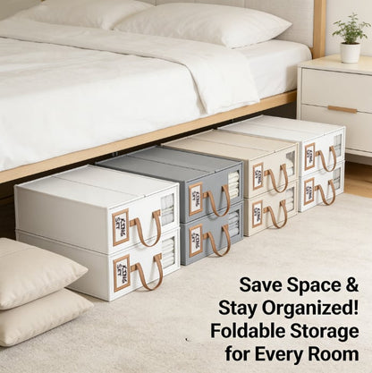 Cilifer®Foldable Sheet Storage Set – Keep Your Bedding Organized and Neat