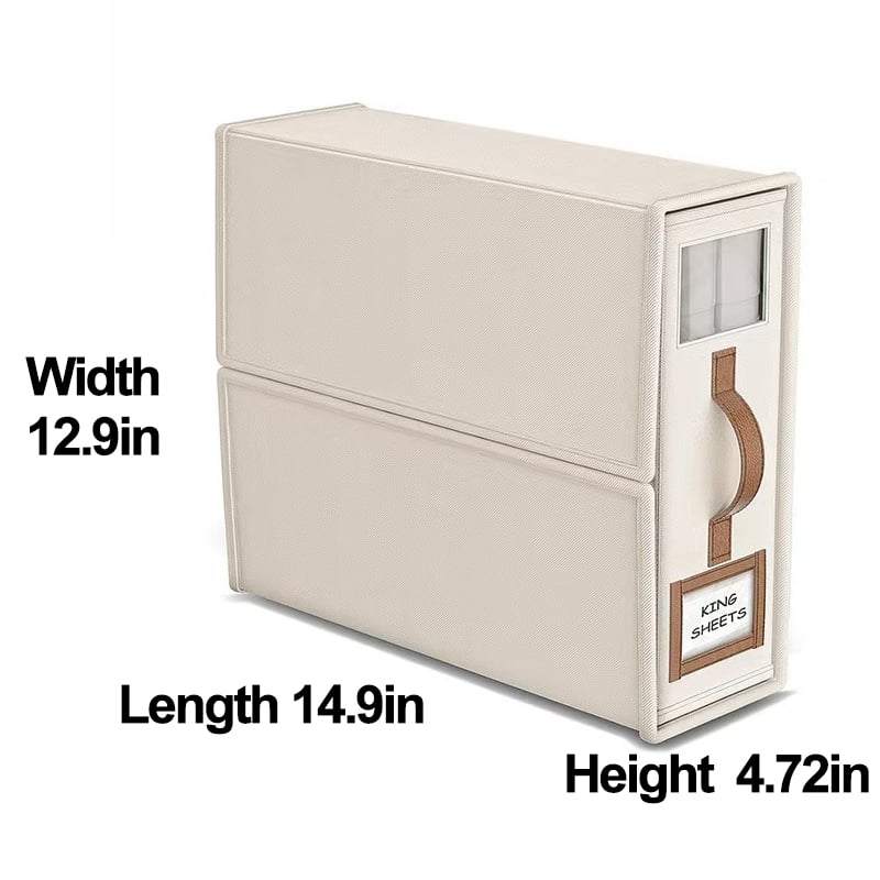 Cilifer®Foldable Sheet Storage Set – Keep Your Bedding Organized and Neat