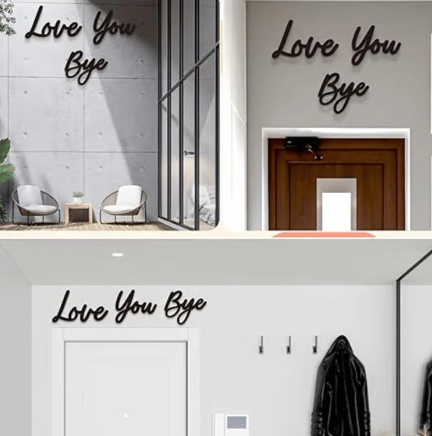 Cilifer®Wooden Wall Hanging Sign Decoration - No Wall Damage