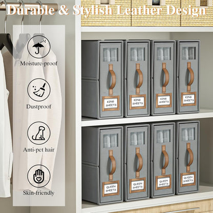 Cilifer®Foldable Sheet Storage Set – Keep Your Bedding Organized and Neat