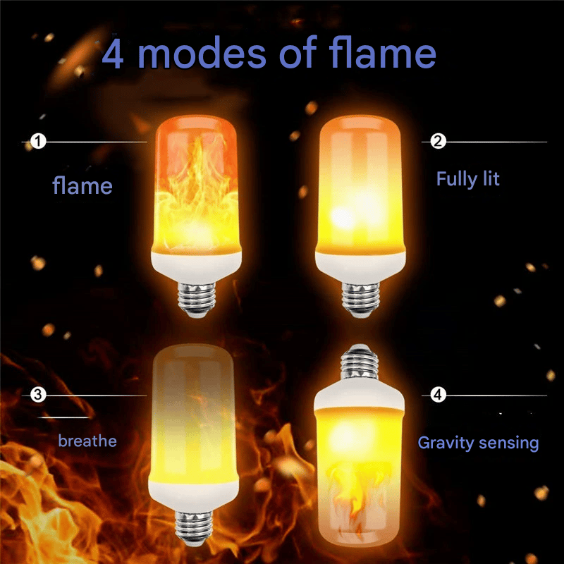 Cilifer®  🔥LED Flame Light Bulb With Gravity Sensing Effect D01