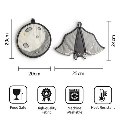 Cilifer®Batlicious Oven Mitts & Pot Holders Set