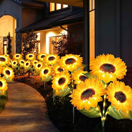 Cilifer®  🔥🌞Solar LED Sunflower Garden Lights-29.6inch/75cm D01