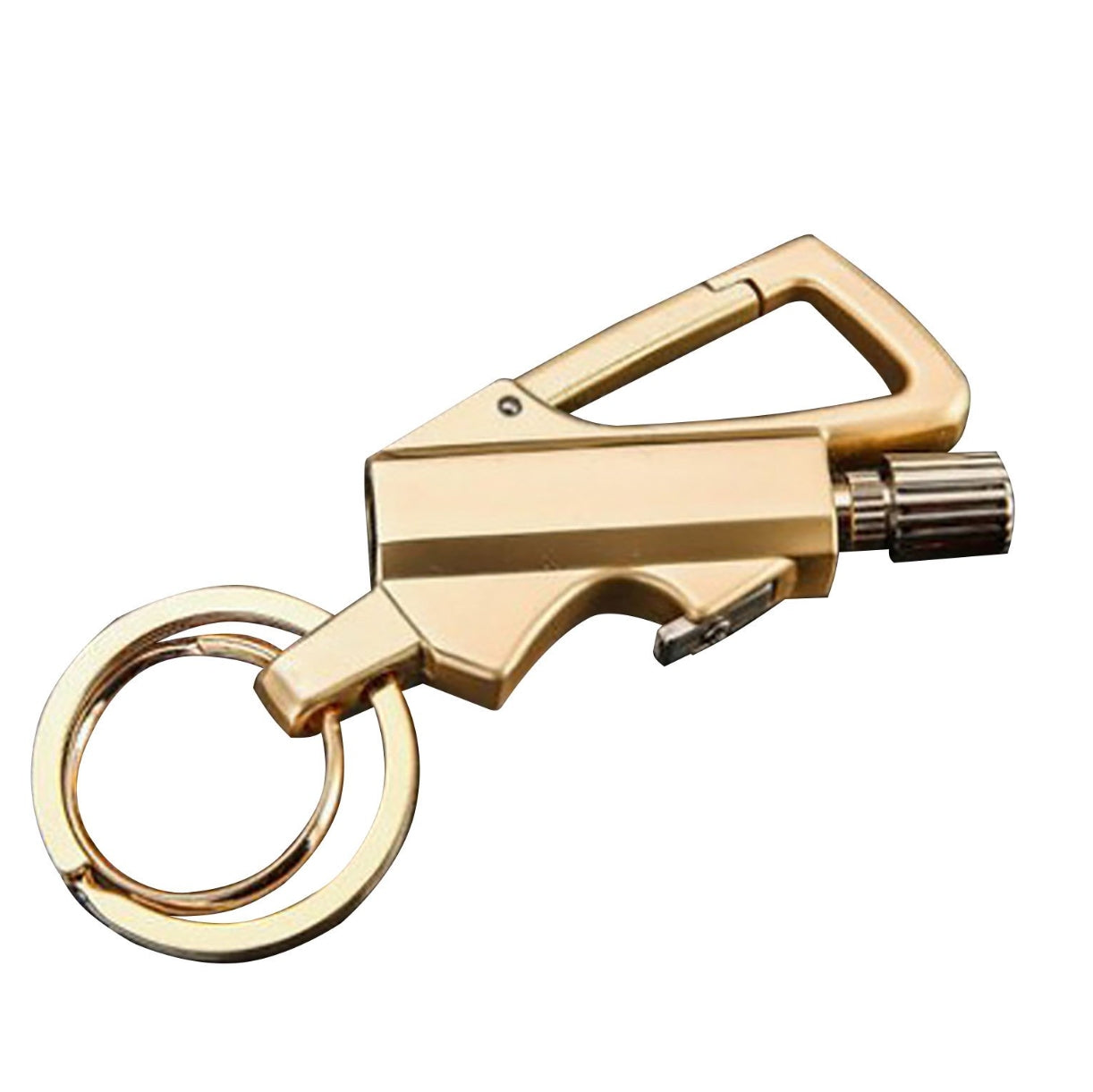 Cilifer® 🔥 Permanent Metal Lighter, Lighter Keychain Outdoor, Emergency Survival Gear with Flint Metal Matchstick Fire Starter Kerosene Refillable Lighter D02
