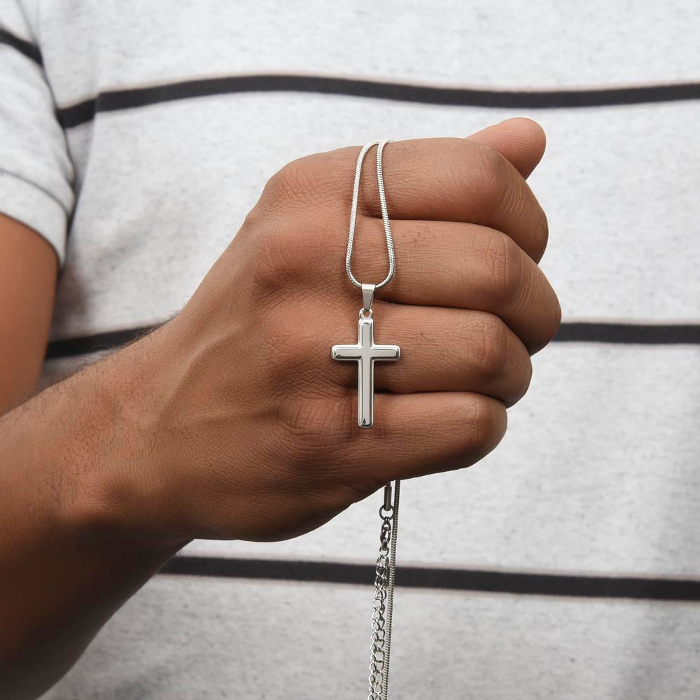 Oneswear® 🔥 Grandson. Never Lose Faith - Cross Necklace D04