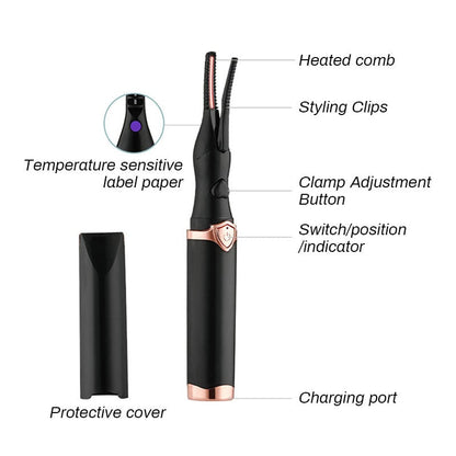 Cilifer® 🔥Electric Eyelash Curler for Instant Glam✨ Blink & Dazzle! 👁️ D03