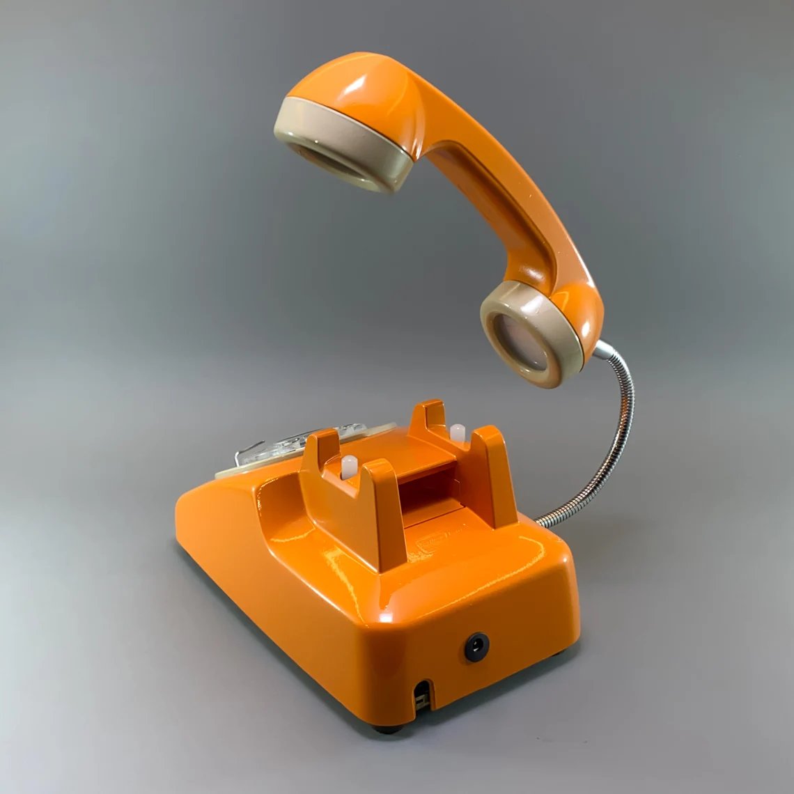 Billhol® 🔥Upcycled Rotary Phone Lamp. Vintage Desk Light D01