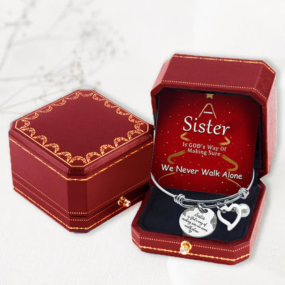 Oneswear® 🔥A Sister Is God's Way Of Making Sure We Never Walk Alone Bangle D01