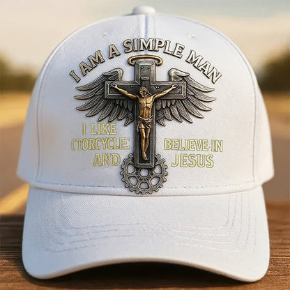 Sfrcord®🔥LAST DAY 50% OFF - ✝️Adjustable Motorcycle Guardian Cap D01
