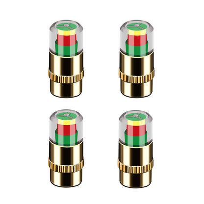 Cilifer®4Pcs Car Tire Pressure Monitor Valve Stem Caps