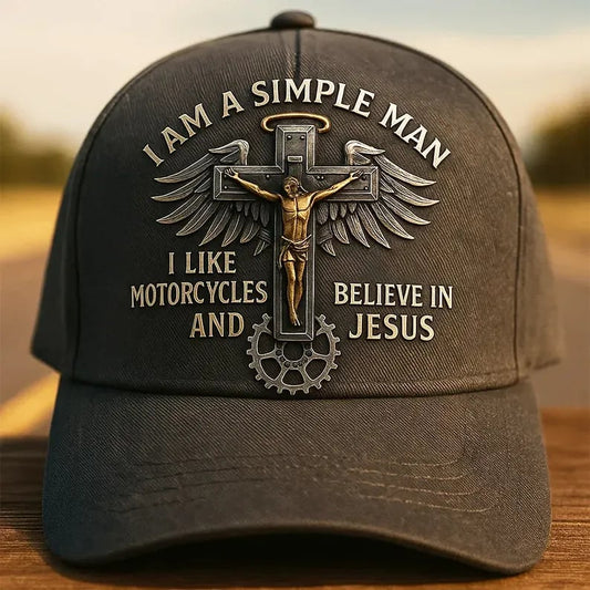 Sfrcord®🔥LAST DAY 50% OFF - ✝️Adjustable Motorcycle Guardian Cap D01