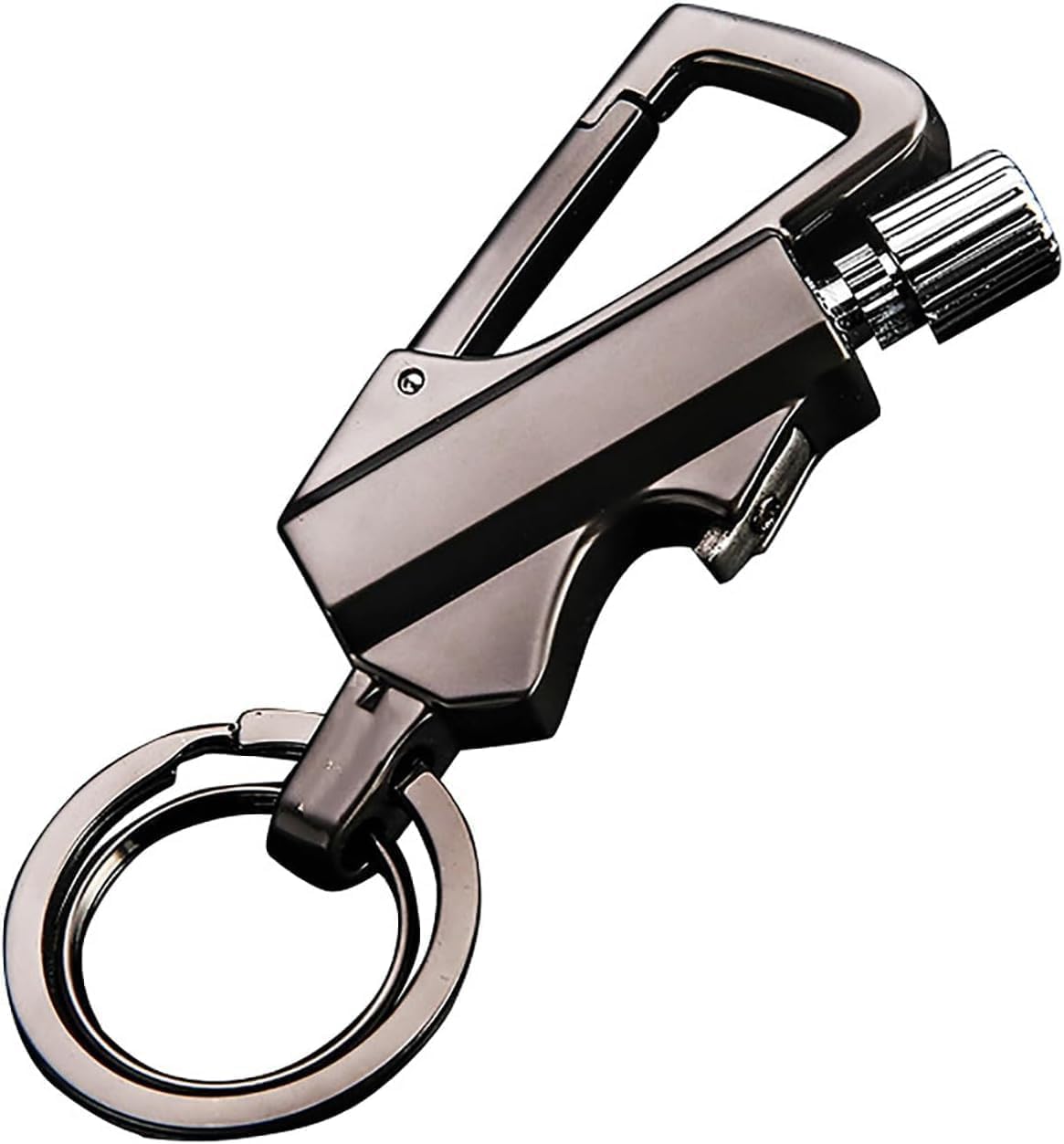 Cilifer® 🔥 Permanent Metal Lighter, Lighter Keychain Outdoor, Emergency Survival Gear with Flint Metal Matchstick Fire Starter Kerosene Refillable Lighter D02