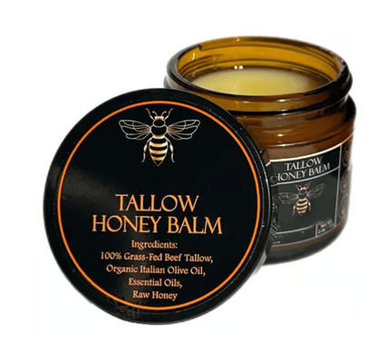 Luhaka® 🔥 🍯Handmade Organic Grass-Fed Beef Tallow Balm with Raw Honey 🌿 D03