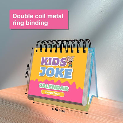 Cilifer®Perpetual Kids Jokes Calendar - A Year of Daily Laughs with 365 Kid-Approved Jokes for Family Fun - Colorful Engaging Design