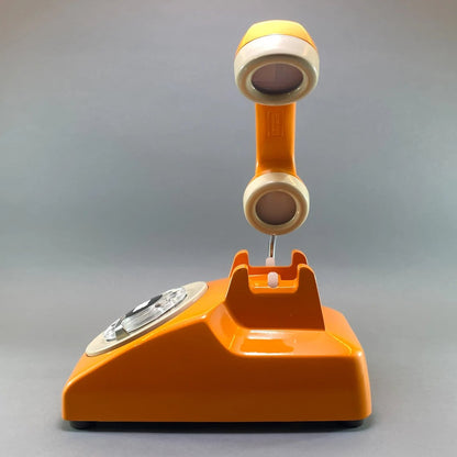 Billhol® 🔥Upcycled Rotary Phone Lamp. Vintage Desk Light D01