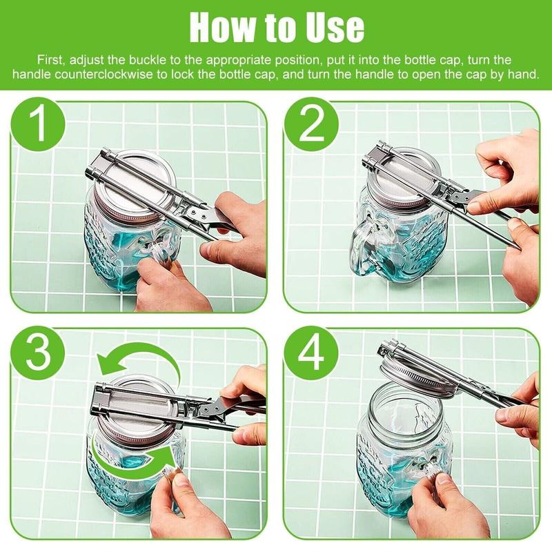 Cilifer® 🔥 Adjustable Stainless Steel Jar Opener D01