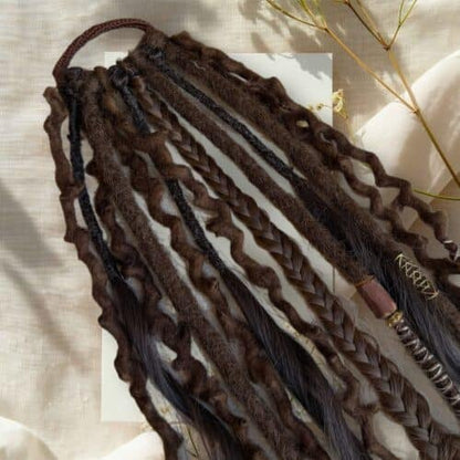 🔥Last Day 50% OFF👩🏼‍🦱Elastic Dread Ponytail Salty Soul